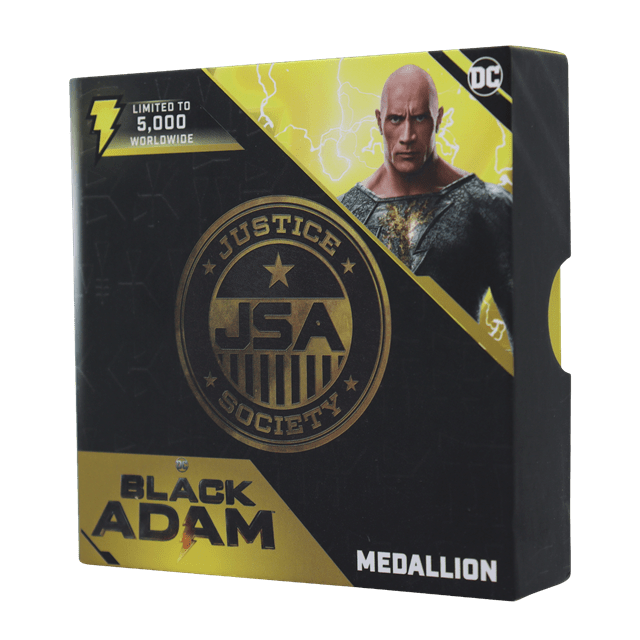 Justice Society Of America Black Adam Limited Edition Collectible Medallion - 5