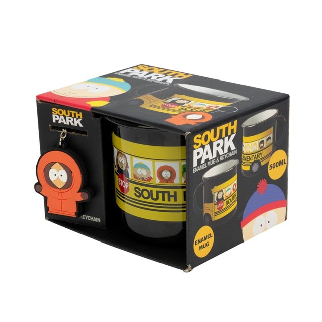 Enamel Mug & Keyring South Park Gift Set - 2
