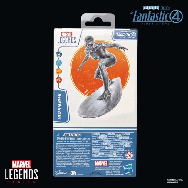 Silver Surfer Fantastic Four First Steps Marvel Legends Series Hasbro Action Figure - 10