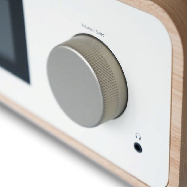 Pure Classic Stereo Cotton White/Oak Bluetooth HiFi System - 7