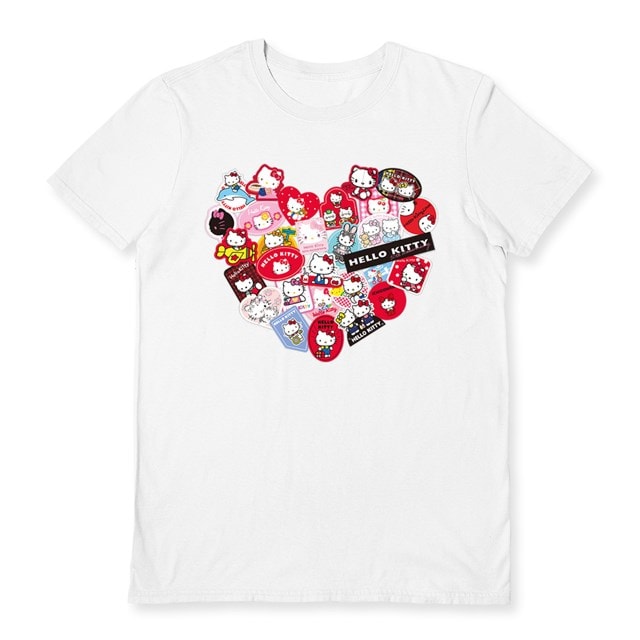 Hello Kitty 50th Anniversary Sanrio White Tee (Large) - 1