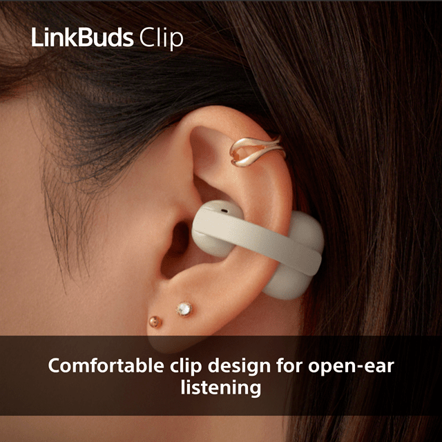 Sony LinkBuds Clip Open Ear Lavender True Wireless Bluetooth Earphones - 3