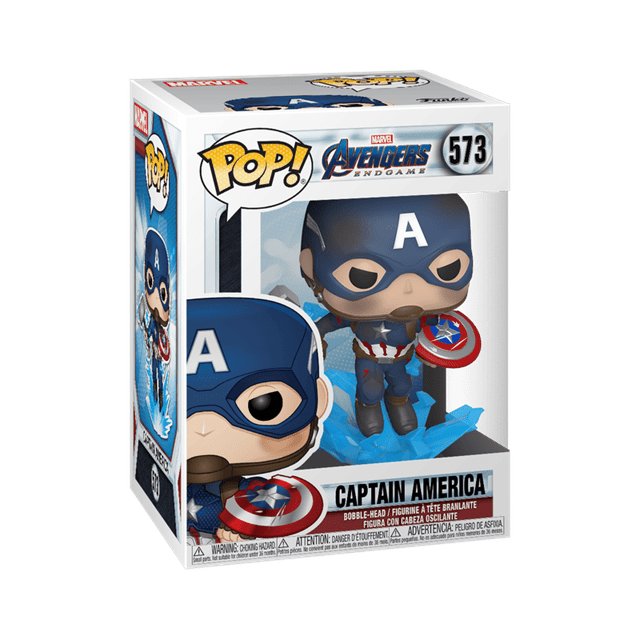 Captain America With Broken Shield & Mjolnir 573 Avengers Endgame Funko Pop Vinyl - 2