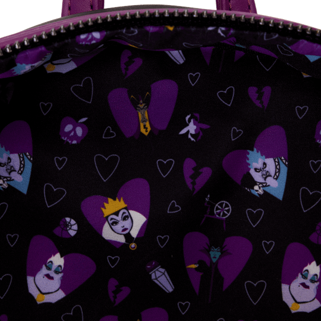 Curse Your Hearts Mini Backpack Disney Villains Loungefly - 8