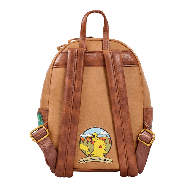 Pokemon Camper Patch Loungefly Mini Backpack - 3