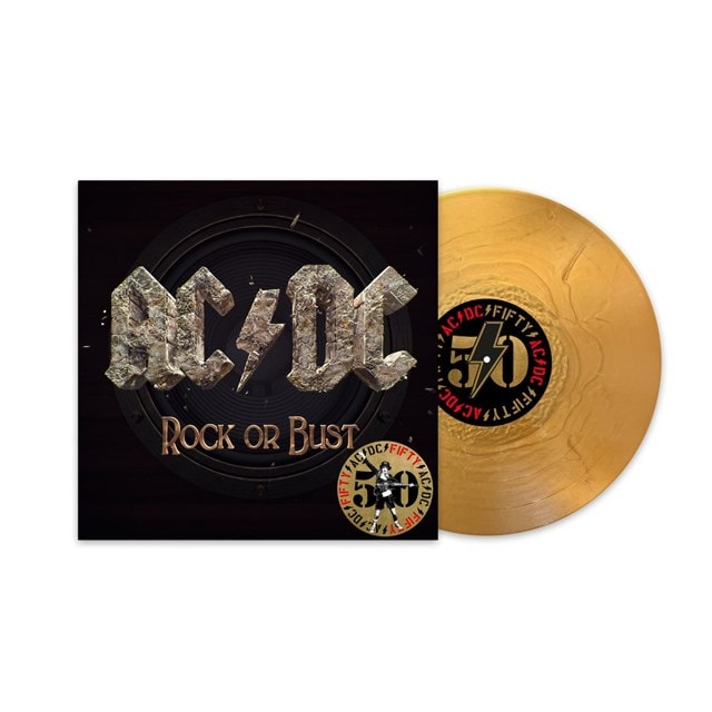 Rock Or Bust - 50th Anniversary Limited Edition Gold Vinyl - 1