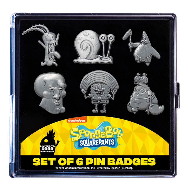 SpongeBob Squarepants: Limited Edition Pin Badge Set (6 Included) - 2