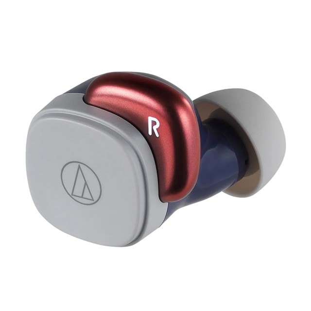 Audio Technica ATH-SQ1TW Navy/Red True Wireless Bluetooth Earphones - 2