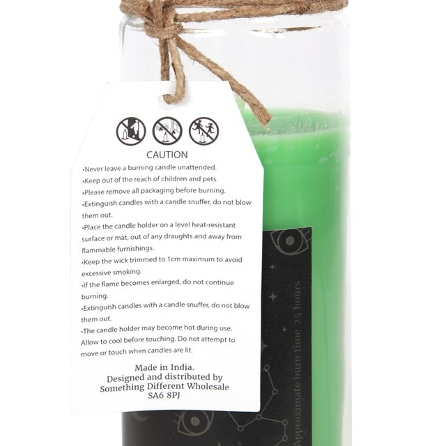 Green Tea Luck Magic Spell Tube Candle - 2