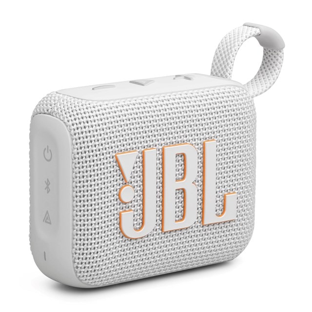 JBL Go 4 White Bluetooth Speaker - 1