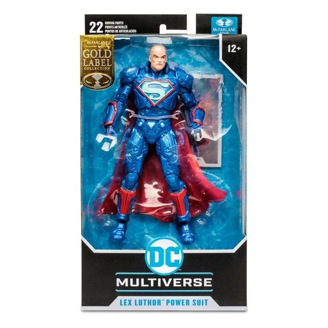 Lex Luthor In Blue Power Suit With Cape Action Figure DC Multiverse - 8