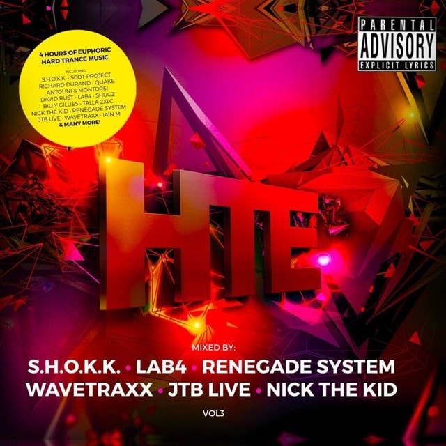 Hard Trance Europe: Mixed By S.H.O.K.K., Lab4, Renegade System, Wavetraxx, JTB Liv... - Volume 3 - 1