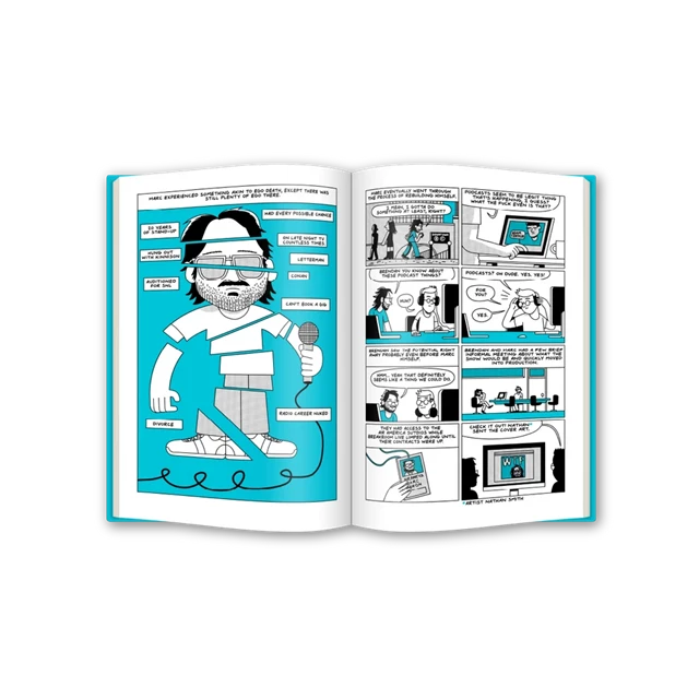 WTF is a Podcast with Marc Maron Deluxe Hardback By Brian Box Brown & Marc Maron - 4