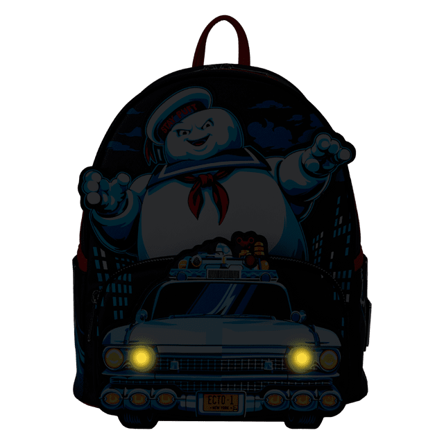 Stay Puff Chasing Ghostbusters Loungefly Mini Backpack - 2