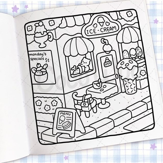 Cozy Corner Cute & Comfy Colouring Book By Coco Wyo - 9