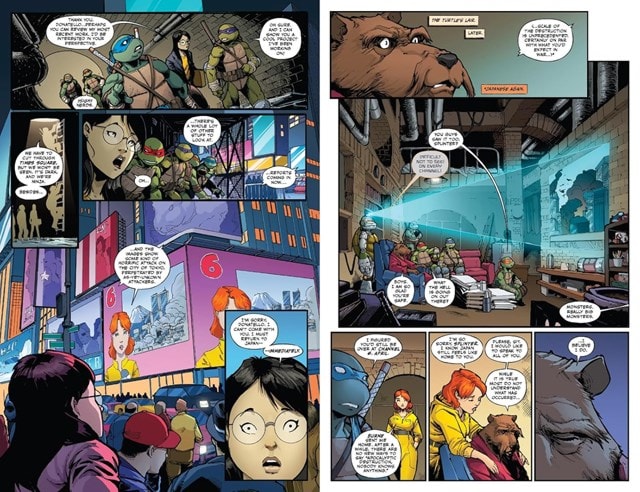 Teenage Mutant Ninja Turtles X Godzilla IDW Graphic Novel - 7