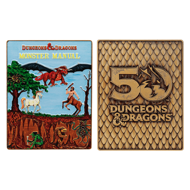 Dungeons & Dragons 1st Edition Book Cover 50th Anniversary Ingot Set - 15