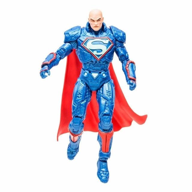 Lex Luthor In Blue Power Suit With Cape Action Figure DC Multiverse - 2