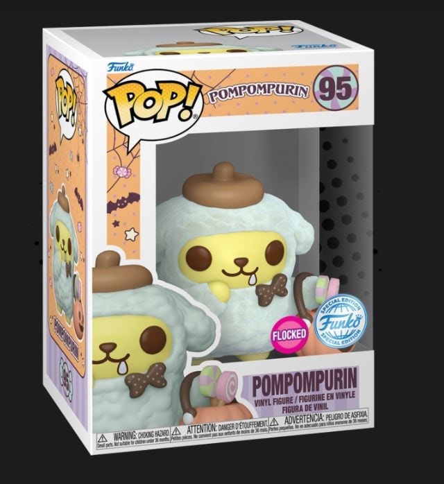 Flocked Halloween Pompompurin 95 Sanrio hmv Exclusive Funko Pop Vinyl - 2