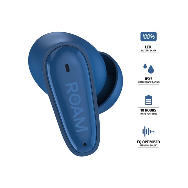 Roam Ursa Serene Blue True Wireless Bluetooth Earphones - 7