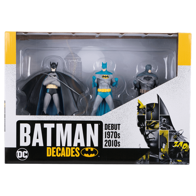 Batman Decades 3 Figure Set: Debut 1970s 2010 | DC Hero Collector Figurines  & Action Figures | HMV Store