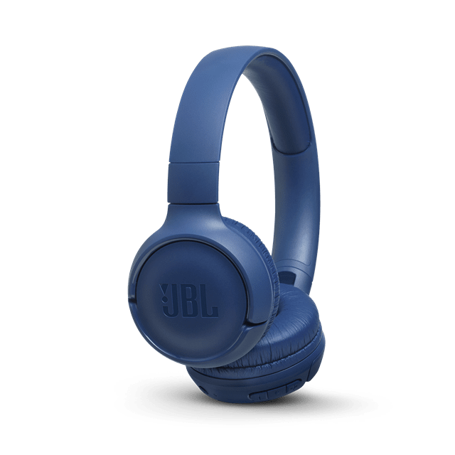 JBL T500BT Blue Bluetooth Headphones - 1