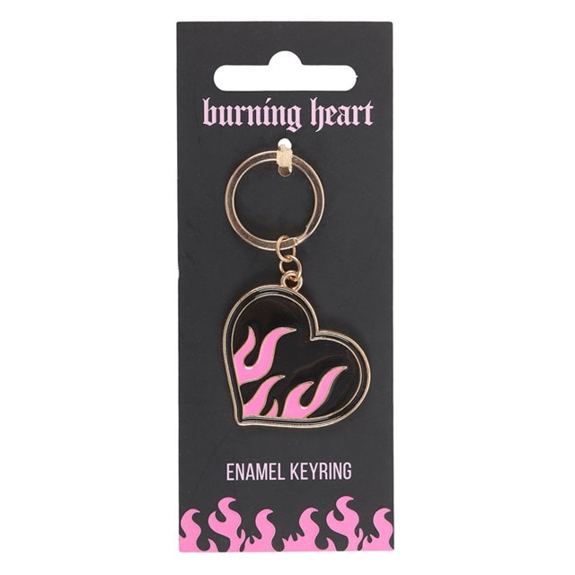 Burning Heart Keyring - 3