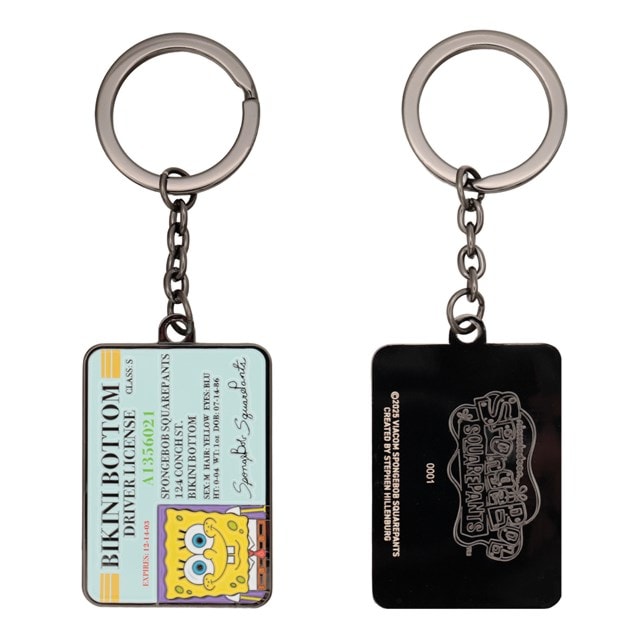Driver License SpongeBob SquarePants Keyring - 2
