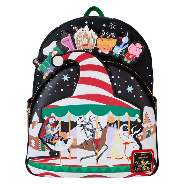 Journey To Christmas Town Nightmare Before Christmas Loungefly Mini Backpack - 3