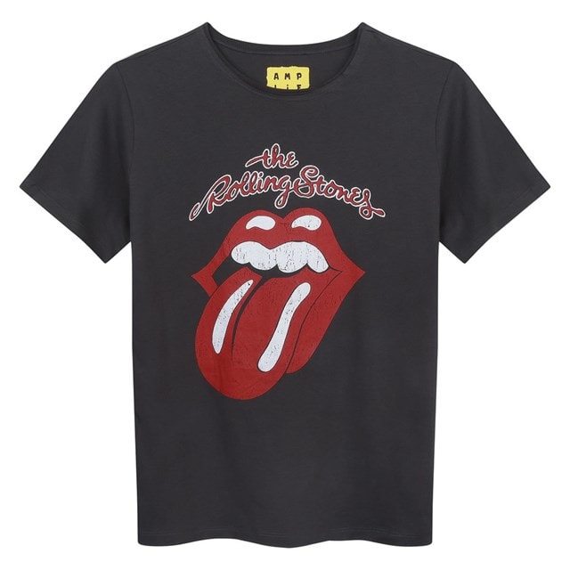 Vintage Tongue Charcoal Rolling Stones (Kids Tee) (1-2YR) - 1