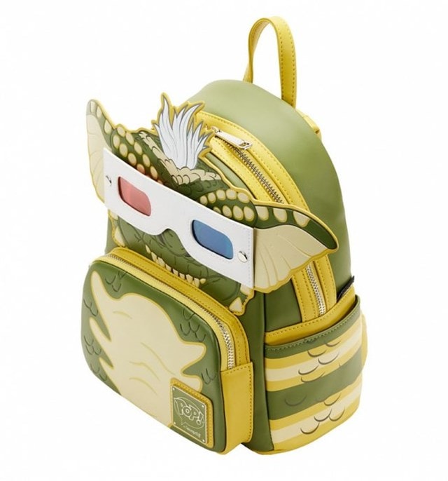 Gremlins Stripe Cosplay Loungefly Mini Backpack With Removeable 3D Glasses - 2
