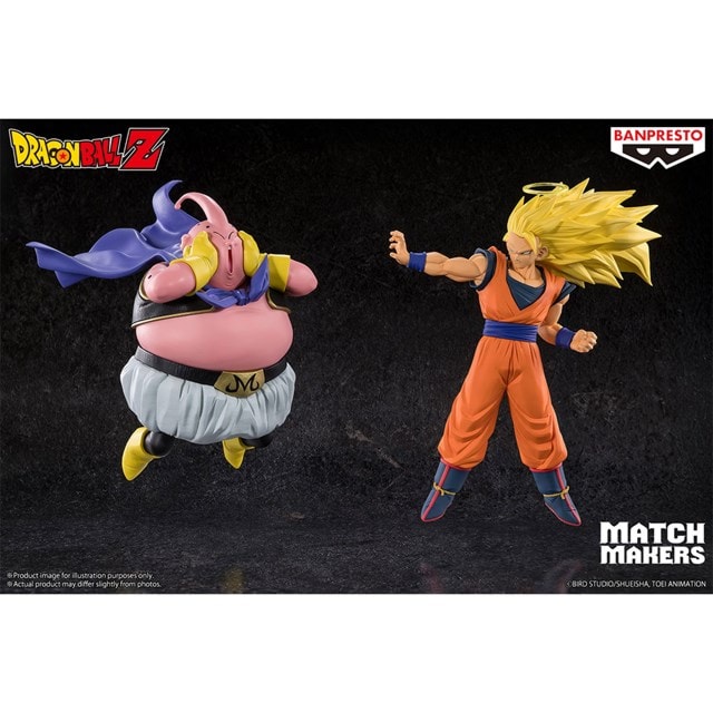 Majin Buu Vs Super Saiyan 3 Goku Match Maker Dragon Ball Z Banpresto Figurine - 7