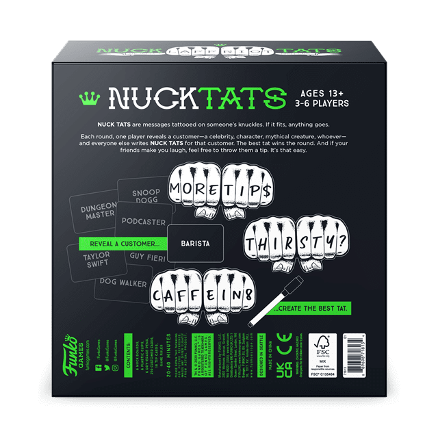 Nuck Tats Funko Games - 2