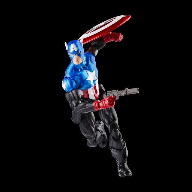 Captain America Bucky Barnes Avengers 60th Anniversary Hasbro Marvel Legends Series Action Figure - 4