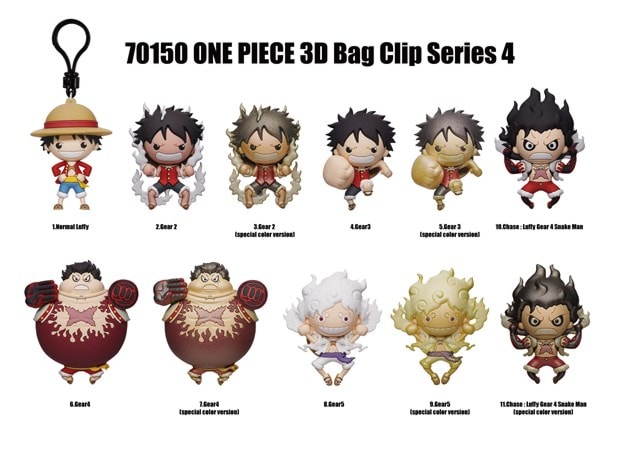 One Piece Series 4 Bag Clips - 2