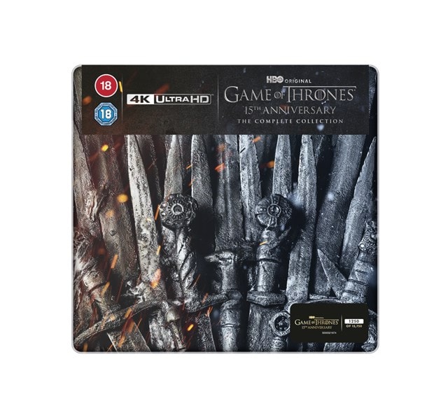 Game of Thrones 15th Anniversary 4K Ultra HD SteelBook Library Case Collection - 2