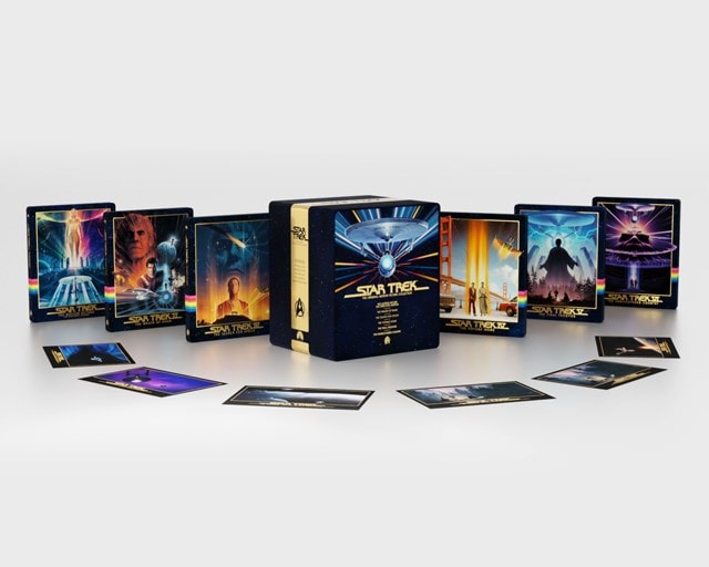 Star Trek: The Original Motion Picture Collection 4K Ultra HD SteelBook Library Case (1-6) - 4