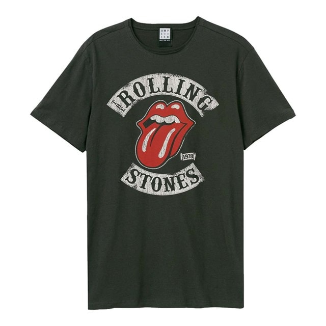 1978 Tour Charcoal Rolling Stones Tee (Small) - 1