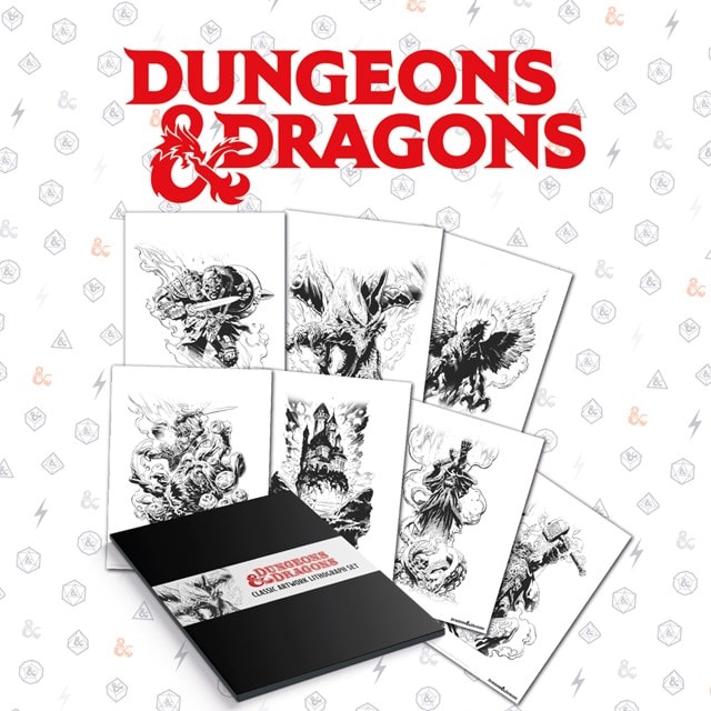 Lithograph Set: Dungeons & Dragons Wall Art - 1