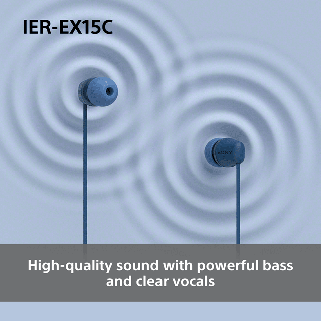 Sony IER-EX15C Black USB-C Earphones - 4