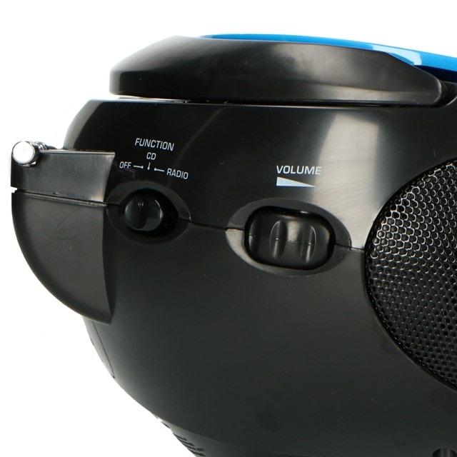 Lenco SCD-24 Blue/Black CD Player with FM Radio - 6