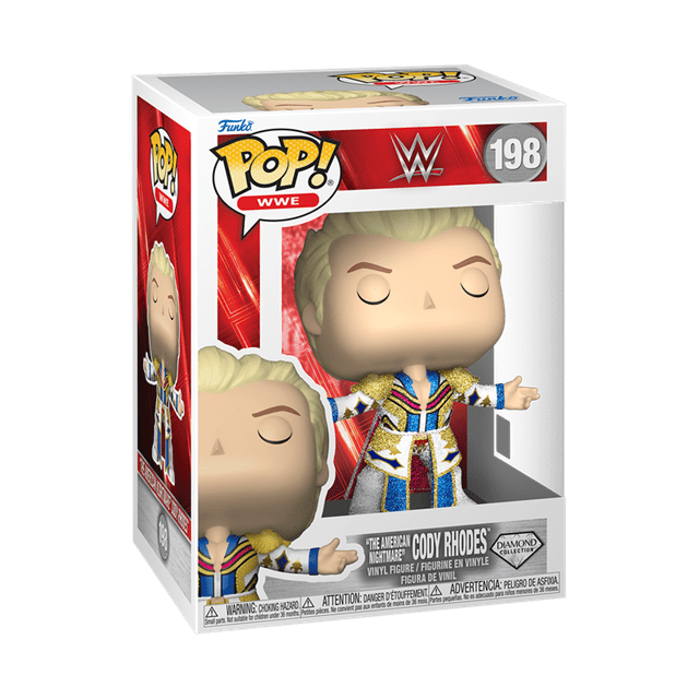 The American Nightmare Cody Rhodes (Diamond) 198 WWE Funko Pop Vinyl - 2