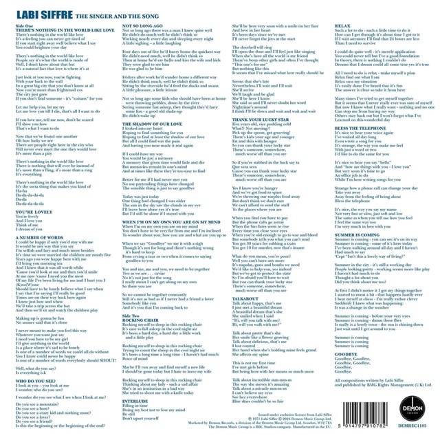The Singer and the Song (Half-speed Master Edition) - 3