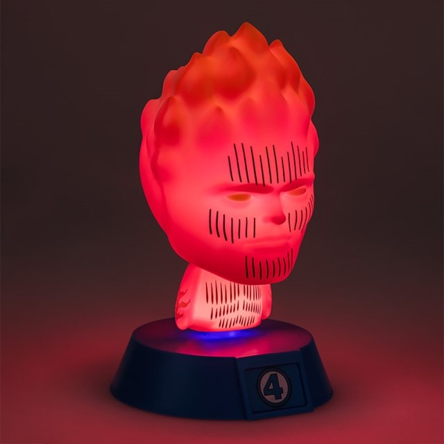 Human Torch Fantastic Four Icon Light - 4