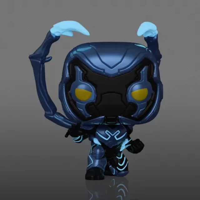 Blue Beetle Crouching With Chance Of Chase (1403) Blue Beetle Pop Vinyl - 3