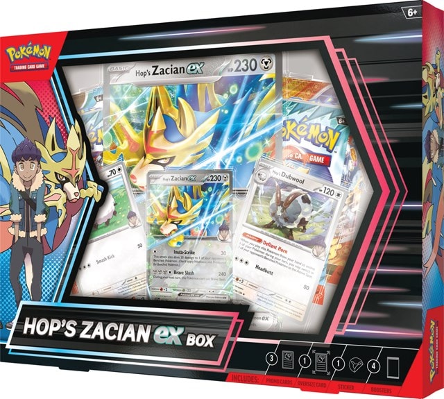 Hop's Zacian Ex Box Pokemon Trading Cards - 2