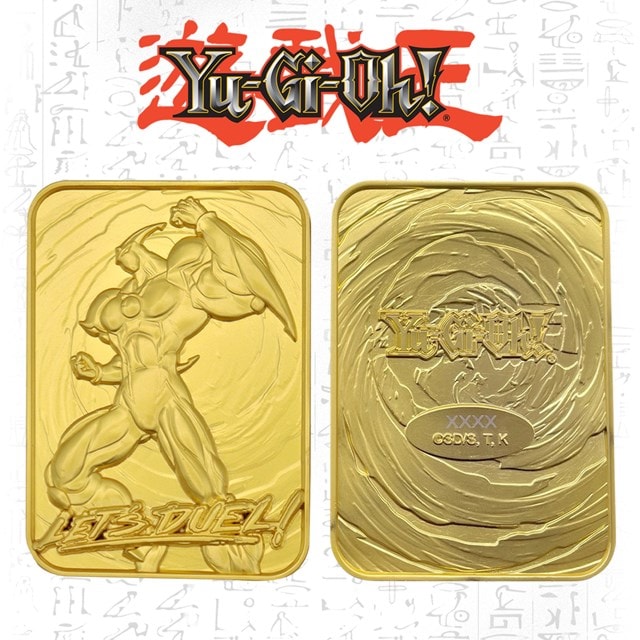 Elemental Hero Neos 24K Gold Plated Yu-Gi-Oh! Ingot - 1