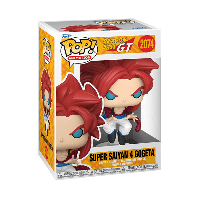 Super Saiyan 4 Gogeta With Chance Of Glow In The Dark Chase 2074 Dragon Ball GT Funko Pop Vinyl - 2