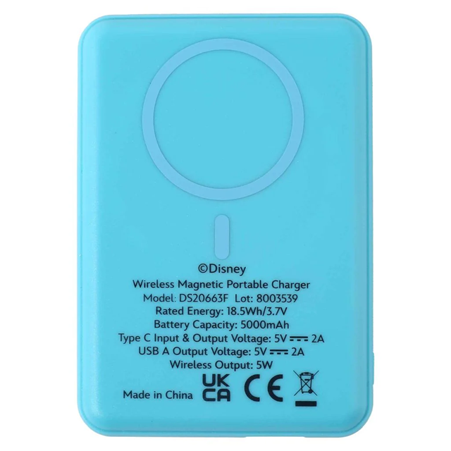 Lilo & Stitch Stitch Kawaii 5000mAh Magnetic Power Bank - 2
