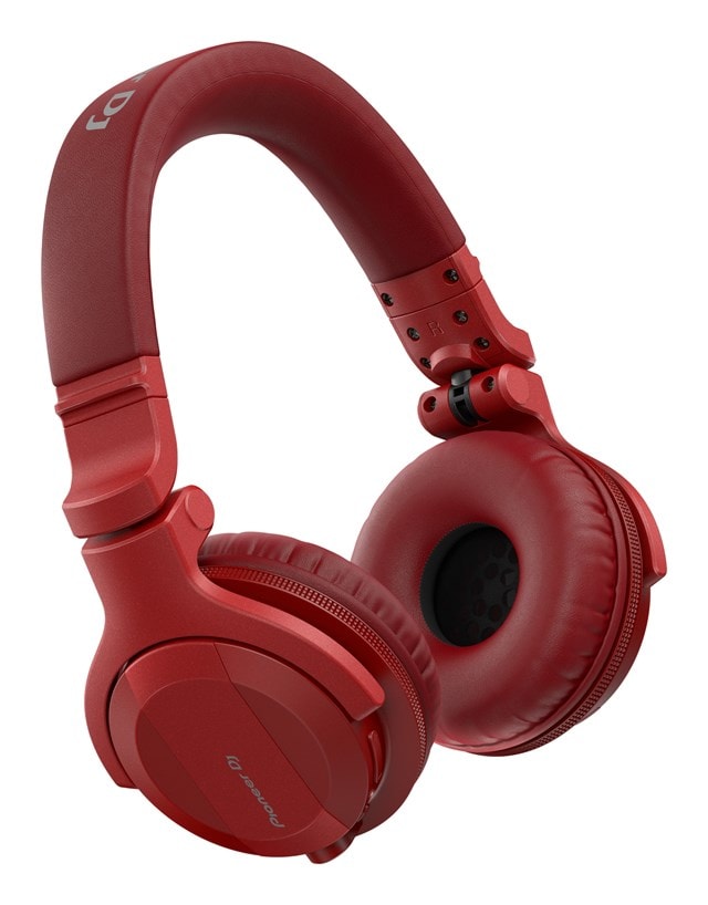 Pioneer DJ HDJ-CUE1BT Red DJ Bluetooth Headphones - 1